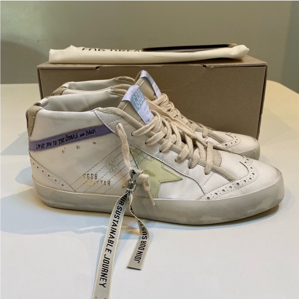 Golden Goose Mid Star sneaker NWT authentic in box - Picture 3 of 16